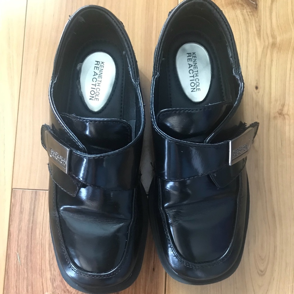Kids Kenneth Cole Reaction Black Dress Shoe - 11.5
